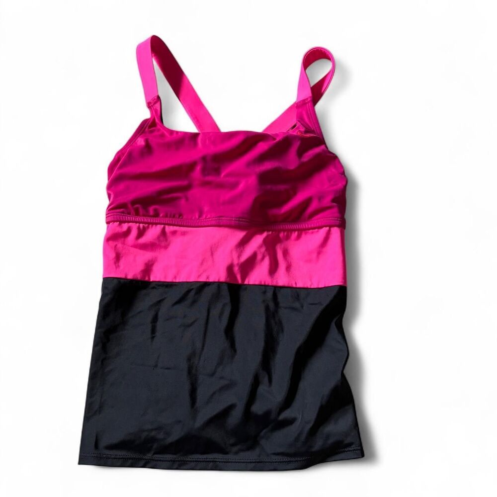 Nike Women's Pink and Black Vest